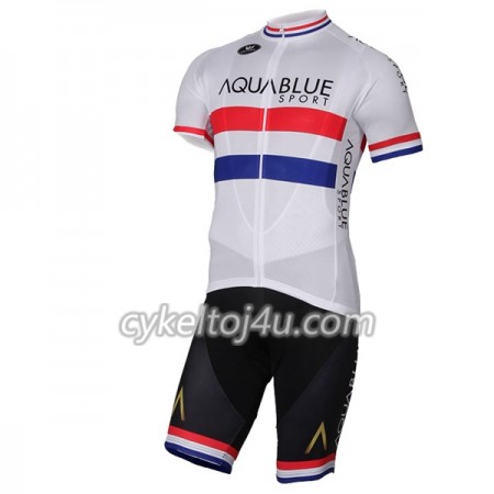 Cykeltrøje + Cykelshorts 2017 Aqua Blue Sport Storbritannien Mesterskaber